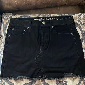American Eagle Outfitters Black Denim Skirt